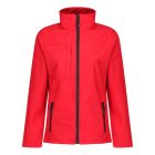 Regatta női softshell dzseki Octagon II 300 piros-fekete