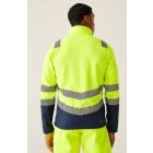 Regatta láthatósági softshell dzseki Pro Hi-Vis sárga-tengerkék