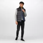 Regatta mellény Vintage Puffer acélszürke-fekete