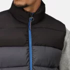 Regatta mellény Vintage Puffer acélszürke-fekete