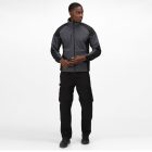 Regatta polár pulóver Broandstone Showerproof 330 acélszürke-fekete