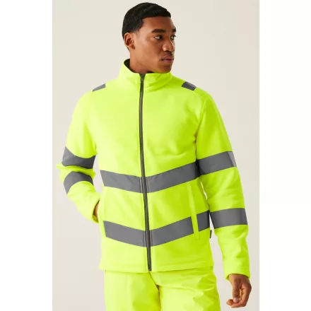 Regatta láthatósági polár pulóver Pro Contract Thor  HI-VIS sárga