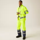 Regatta láthatósági polár pulóver Pro Contract Thor  HI-VIS sárga