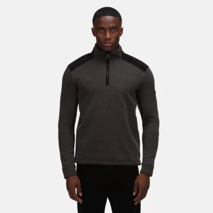 Regatta kötött pulóver Holbeck Half Zip 260 fekete