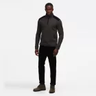 Regatta kötött pulóver Holbeck Half Zip 260 fekete