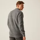 Regatta kötött pulóver Solomon 545 melírozott sötétszürke