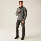 Regatta kötött pulóver Solomon 545 melírozott sötétszürke