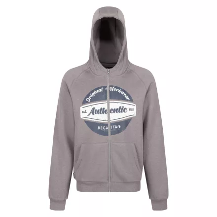 Regatta pulóver Original WorkWear FZ Hoodie 280 melírozott szürke