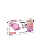 Reflexx púdermentes nitril kesztyű N82 rózsaszín 100 db/csomag