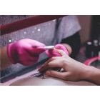 Reflexx púdermentes nitril kesztyű N82 rózsaszín 100 db/csomag