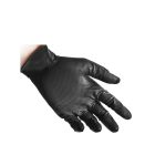 Reflexx púdermentes nitril szerelőkesztyű Full Grip N85 fekete 50 db/csomag