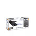 Reflexx púdermentes nitril kesztyű R78 fekete 100 db/csomag