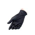 Reflexx púdermentes nitril kesztyű R78 fekete 100 db/csomag