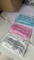   Rewear háromrétegű higiénikus gyermek maszk alumínium orrmerevítővel mintás kék 10 db/csomag 