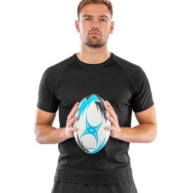 Spiro póló Aircool Tee 130 fekete