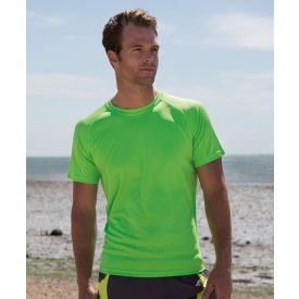 Spiro póló Aircool Tee 130 fluo zöld
