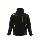 Sara bélelt softshell kabát Comfort Winter 320 fekete-fluo-sárga
