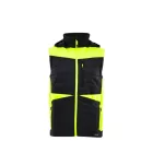 Sara mellény Comfort Plus fekete-fluo-sárga