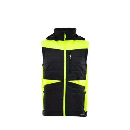 Sara mellény Comfort Plus fekete-fluo-sárga