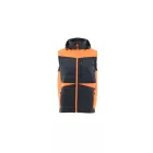 Sara mellény Comfort Plus fekete-fluo-narancs