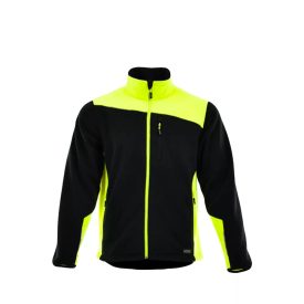 Sara polár pulóver Comfort Plus 350 fekete-fluo-sárga