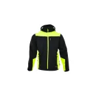 Sara softshell kabát Comfort Plus 350 fekete-fluo-sárga