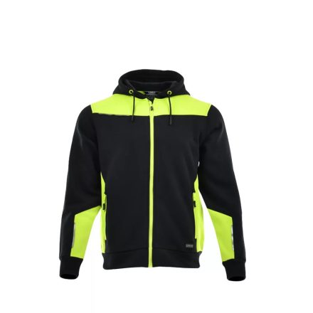Sara pulóver Comfort Plus 350 fekete-fluo-sárga