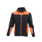 Sara pulóver Comfort Plus 350 grafit-fluo-narancs