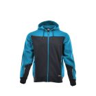 Sara pulóver Comfort Plus 350 fekete-petrol kék