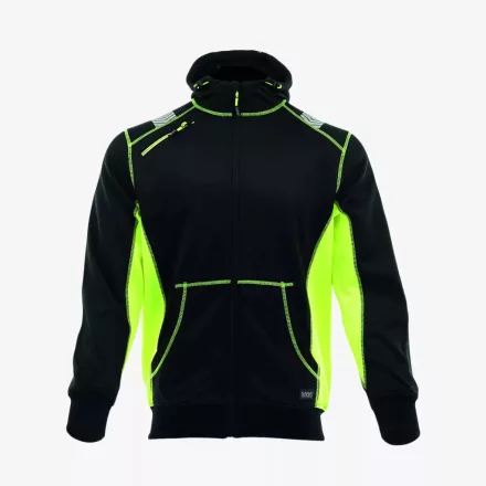 Sara pulóver Comfort Neo 290 fekete-fluo-sárga