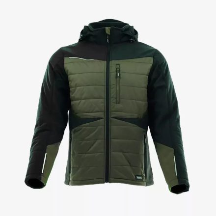 Sara kabát Comfort Winter Hybrid olíva-fekete