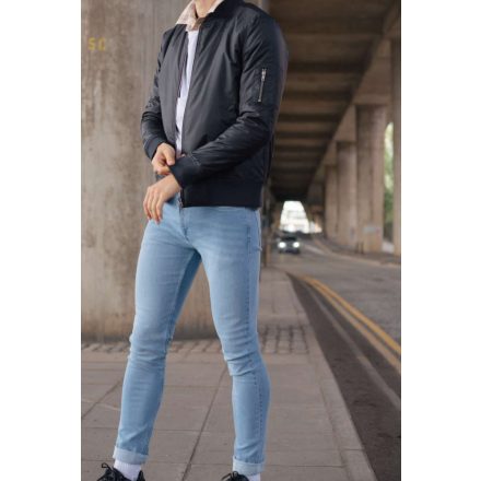 SoDenim farmernadrág Max Slim mosott világoskék