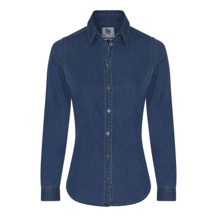 SoDenim hosszú ujjú női ing Lucy Denim 155 sötétkék
