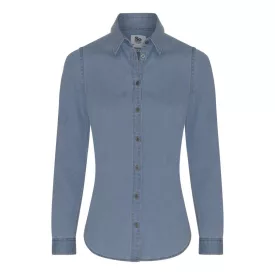 SoDenim hosszú ujjú női ing Lucy Denim 155 világoskék