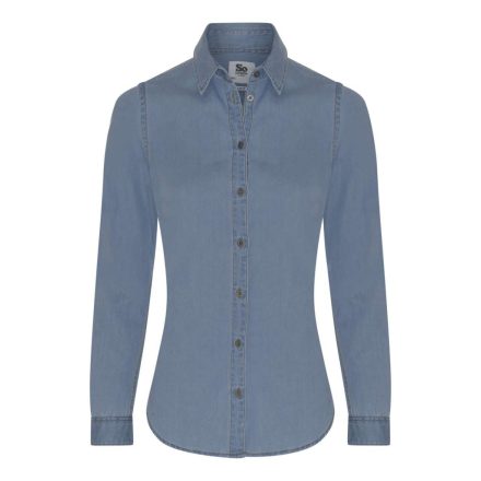 SoDenim hosszú ujjú női ing Lucy Denim 155 világoskék