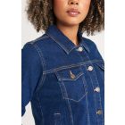 SoDenim női farmerdzseki Olivia mosott sötétkék