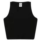 SkinniFit top Cropped 190 fekete