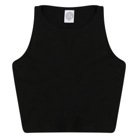 SkinniFit top Cropped 190 fekete