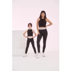 SkinniFit top Cropped 190 fekete
