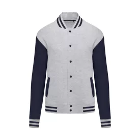 SG pulóver Varsity 280 melírozott szürke-tengerkék