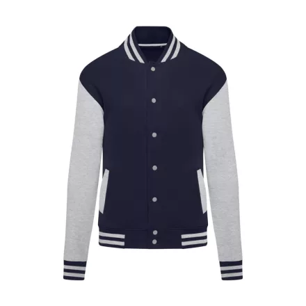 SG pulóver Varsity 280 tengerkék-melírozott szürke