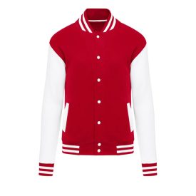 SG pulóver Varsity 280 piros-fehér