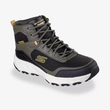 Skechers félcipő Woodrock Peak Hillcrest 2.0 szürke-fekete