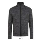 Sol's polár pulóver Turbo 340 melanzs sötétszürke-fekete