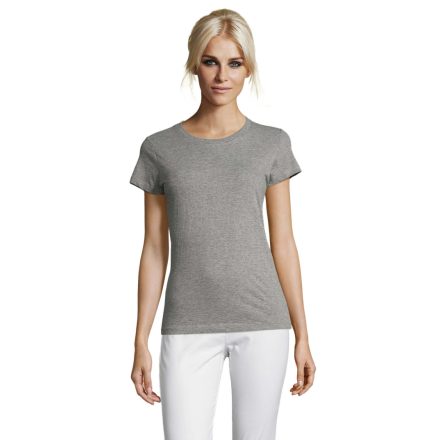 Sol's női póló Regent 150 melírozott szürke