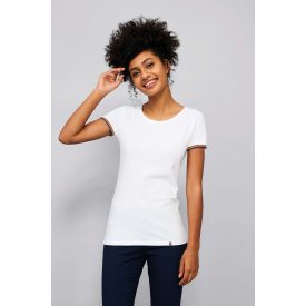 Sol's női póló Rainbow 155 fehér-piros-fehér-zöld