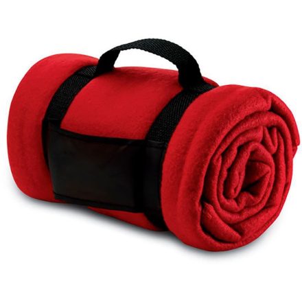 Sol's polár takaró Stavenger 180 piros - 120x150 cm