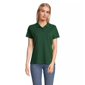 Sol's női galléros póló Pulse 170 üvegzöld