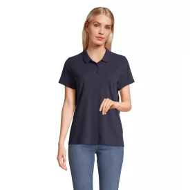 Sol's női galléros póló Pulse 170 tengerkék