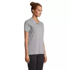 Sol's női galléros póló Pulse 170 melírozott szürke